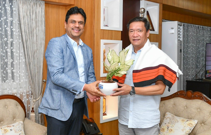NHPC CMD meets CM, Arunachal Pradesh